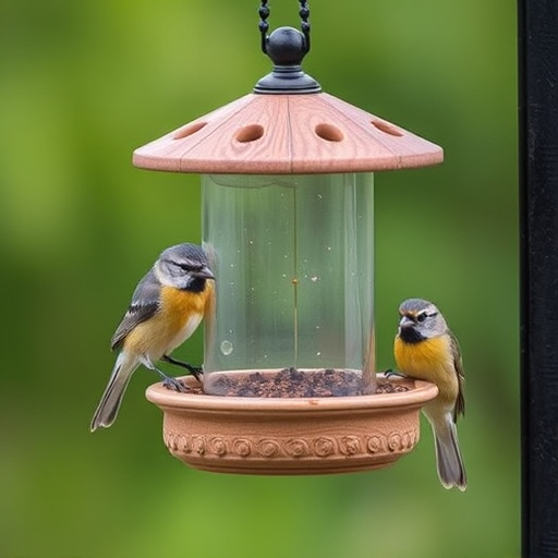 Durable cage feeder holding mealworms