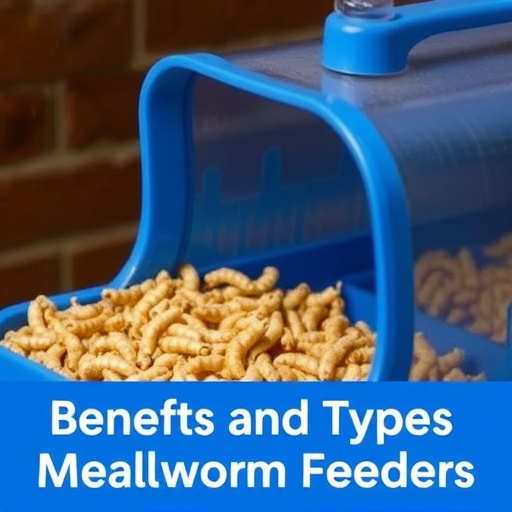 Durable cage feeder holding mealworms