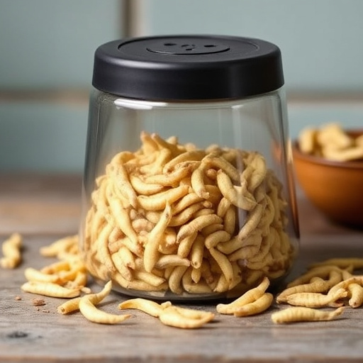 Durable cage feeder holding mealworms