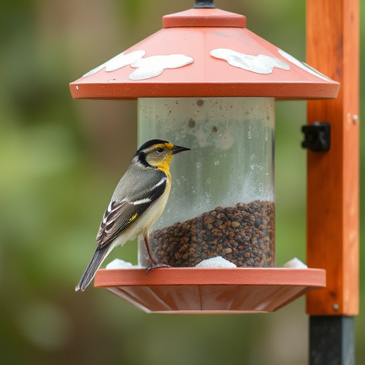 Durable feeder against wind and rain
