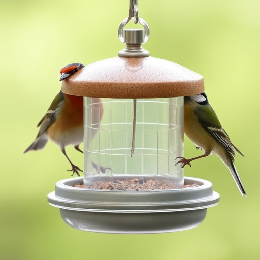 Easy-to-clean window bird feeder design