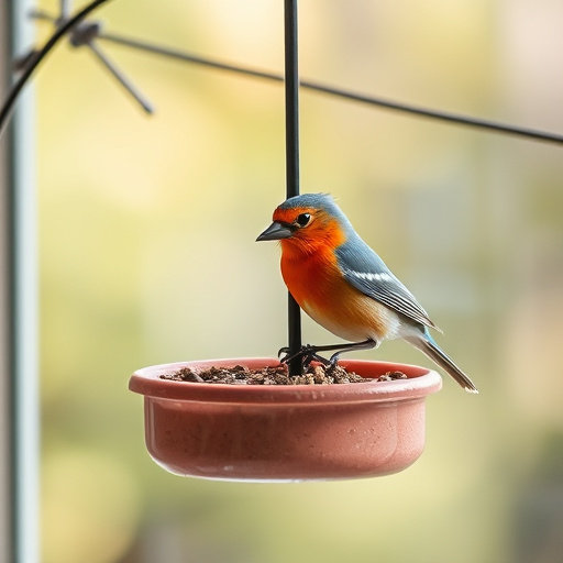 Easy-to-clean window bird feeder design