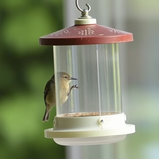 Easy-to-clean window bird feeder design