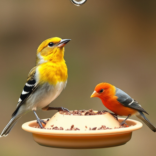 Enclosed seed feeder with drip tray