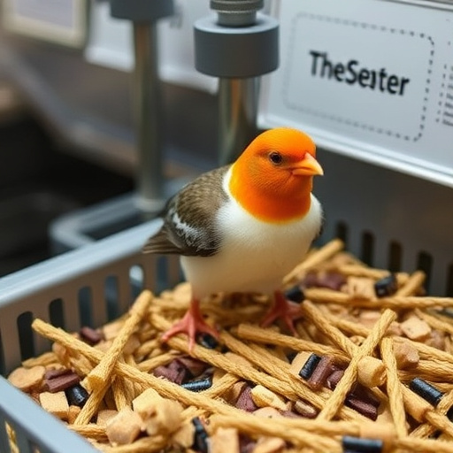 Fat balls stacked in wire bird feeder
