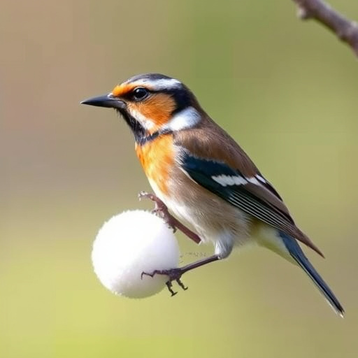 Fat balls stacked in wire bird feeder