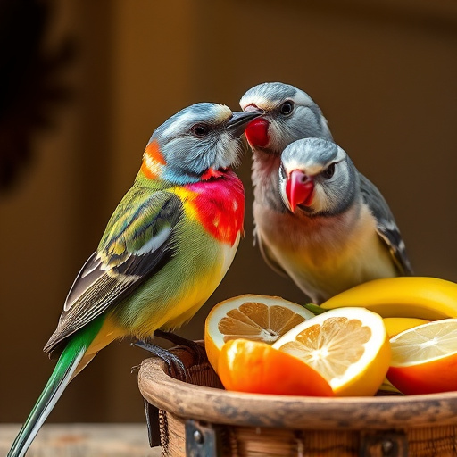 Fat pellets on wooden bird table