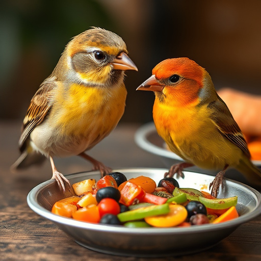 Feeding soft mealworms to fledgling