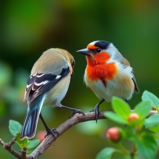 Finch on hanging feeder with tiny seeds