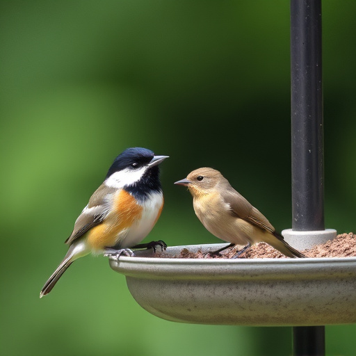 Finch perched beside berry-flavoured suet