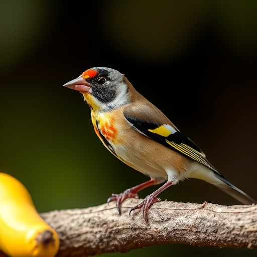 Flock of finches on nyjer feeder