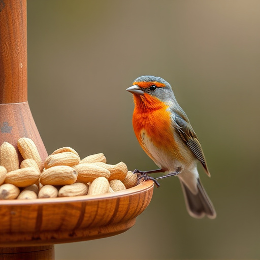 Feeding Garden Birds with Safe Natural Peanuts