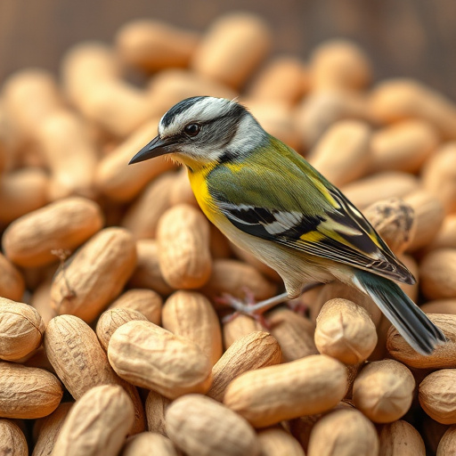 Fresh whole peanuts for wild birds