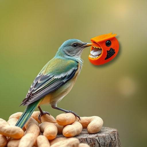 Fresh whole peanuts for wild birds