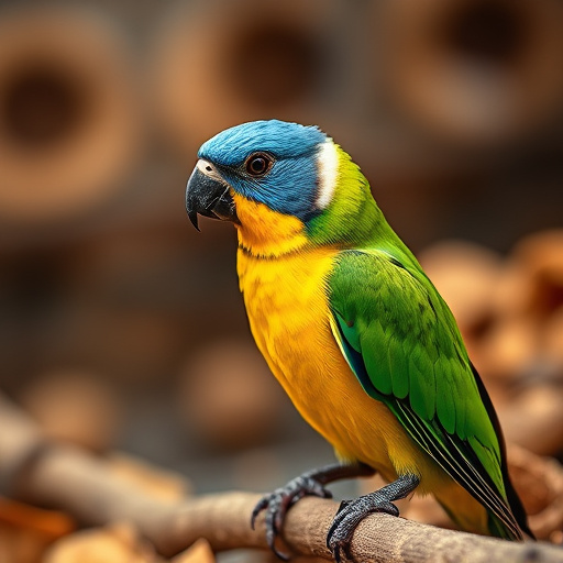 Garden bird seed box on doorstep