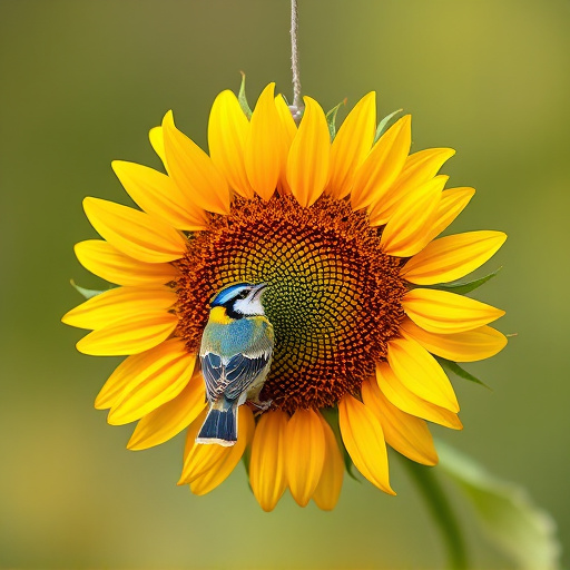 Sunflower Hearts: Feeding Small Garden Birds Naturally