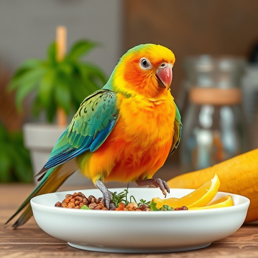 Garden birds near freshly delivered food