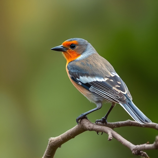 Garden birds on spacious bird table