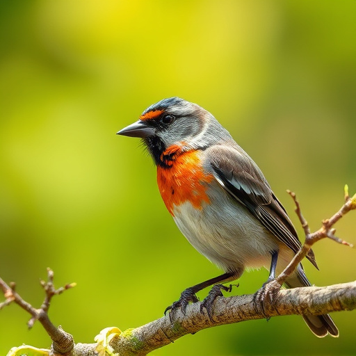 Garden birds perching on feeder tray
