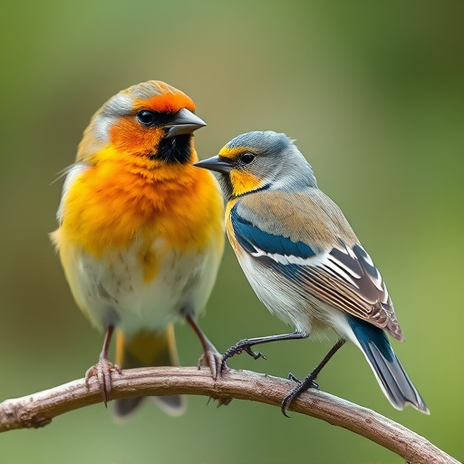 Garden birds perching on feeder tray