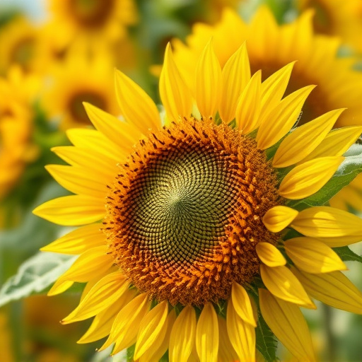 Garden feeder filled with sunflower hearts