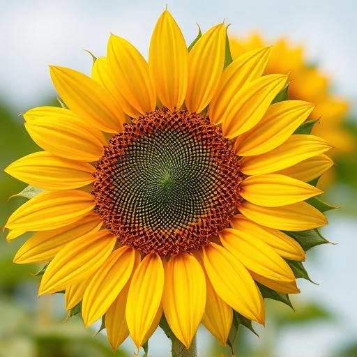 Garden feeder filled with sunflower hearts