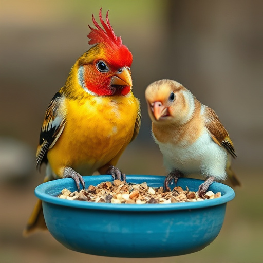 Garden feeder filled with sunflower hearts