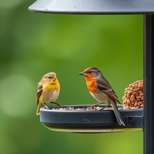 Garden feeder suited for finches, tits