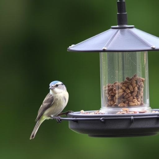 Garden feeder with no-waste seed design
