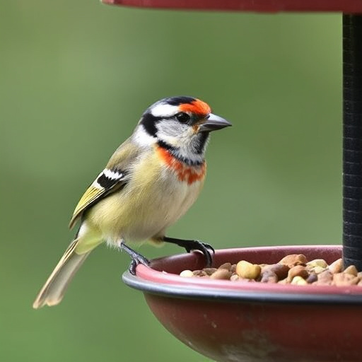 Garden feeder with no-waste seed design