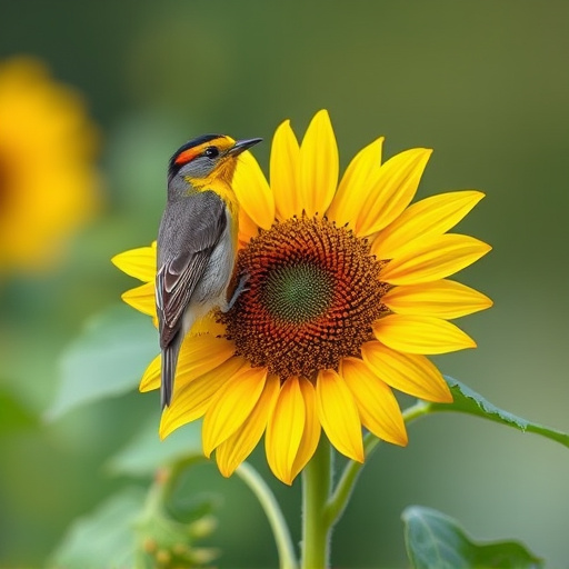 Goldfinch eating from hanging seed tube