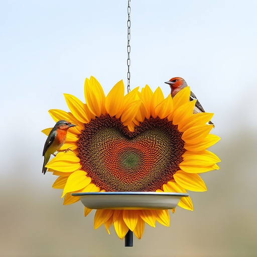 Attract Birds: Buy &amp; Create Sunflower Heart Feeder