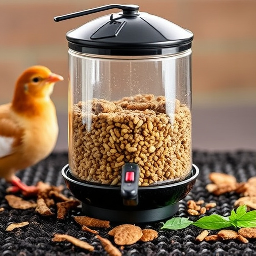 Hanging feeder with waste-catching tray