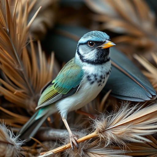 Heap of colourful wild bird seeds