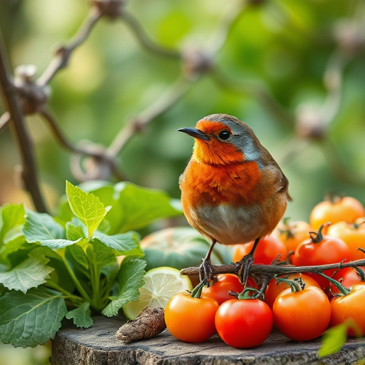 Insect-rich seed mix for UK robins