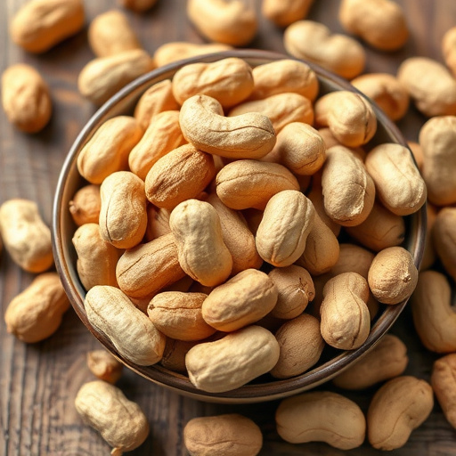Large sack of peanuts with price tag