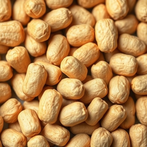 Large sack of peanuts with price tag