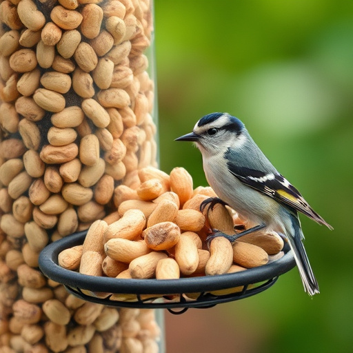 Large sack of peanuts with price tag