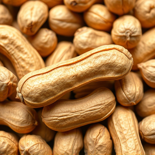 Large sack of peanuts with price tag