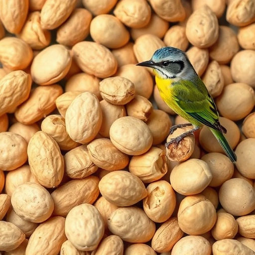 Large sack of peanuts with price tag