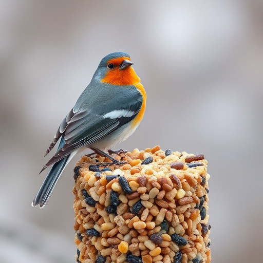 Large sacks of bird suet pellets