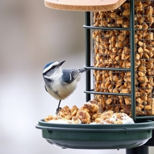 Large sacks of bird suet pellets
