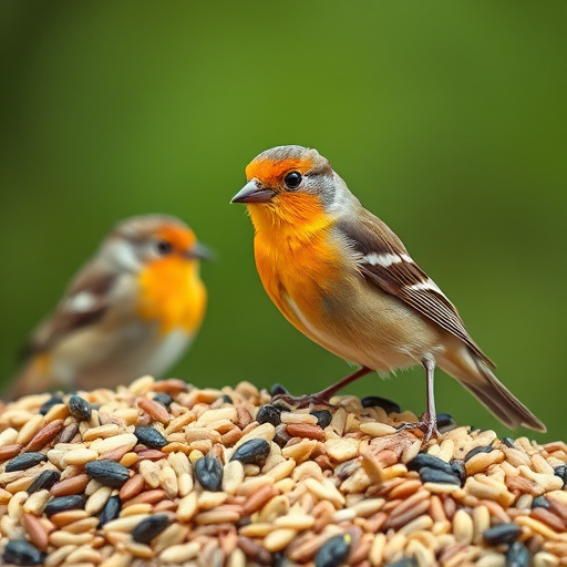 Large variety of seeds on display