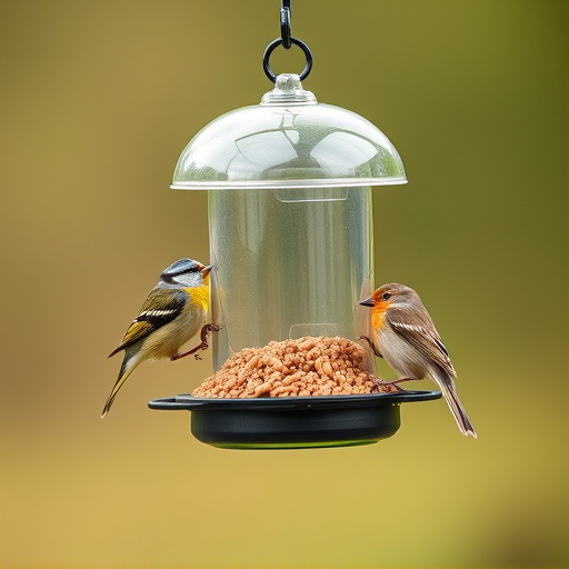 Feed Small Birds Joyfully with a Mealworm Feeder and Cover