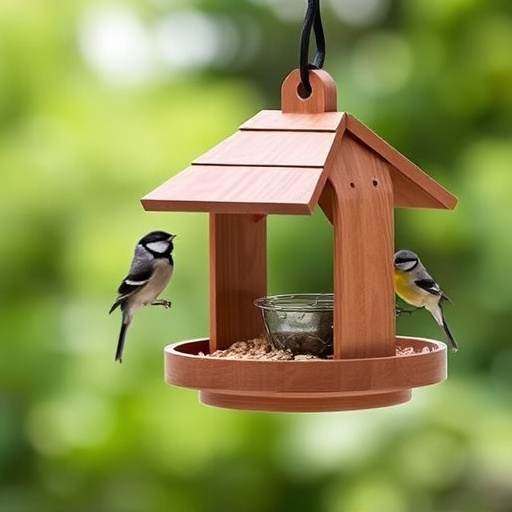 Lightweight feeder with open access tray