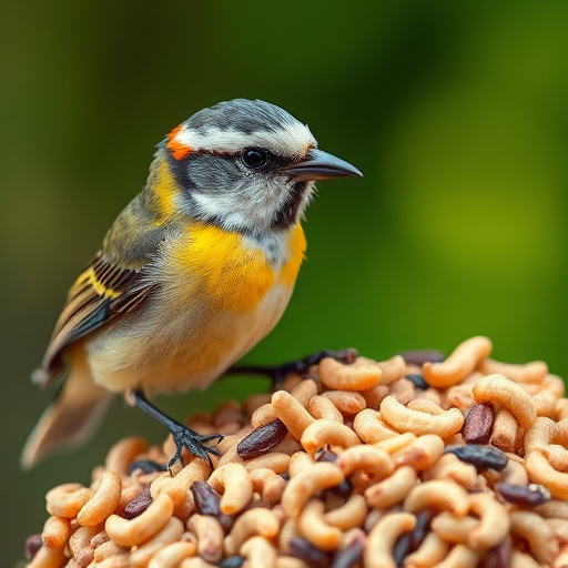 Nourish Birds Affordably: Mix Dried Mealworms with Seed for Less