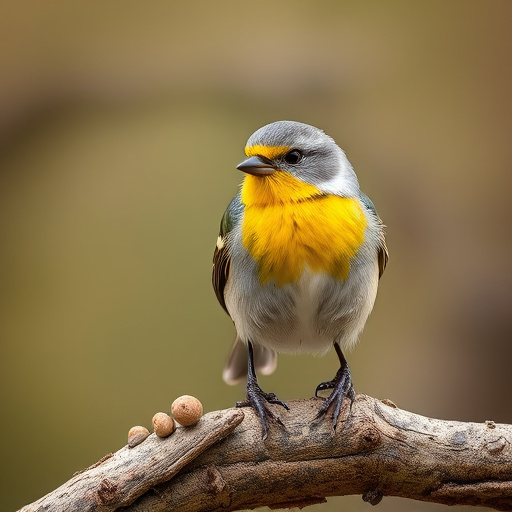 Mealworms served in low bird feeder
