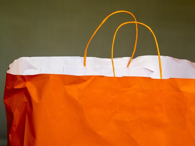 Mesh bag filled with birdseed mix