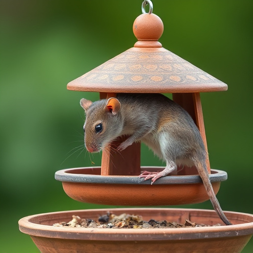 Metal cage bird feeder with seed