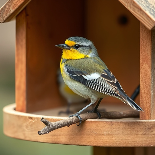 Minimalist feeding station for small birds